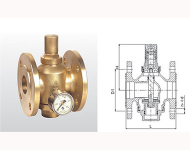 ͷ����ҹ�����¼��ڻ�ͭ����ʽ�ɵ���ѹ���ṹͼ