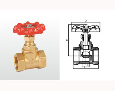 ͷ����ҹ�����¼��ڻ�ͭ��ֹ��J11W-16T�ṹͼ