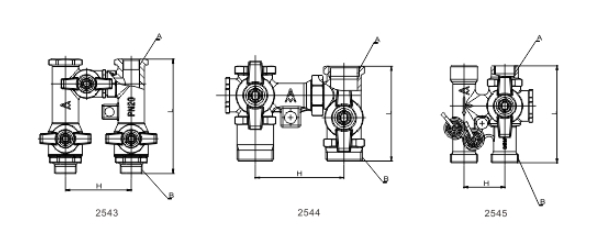 ͷ����ҹ�����¼��ڻ�ͭ˫·��ͨ��2543/2544/2545�ṹͼ